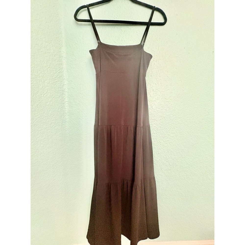 Michael Kors Vintage black, long tiered maxi dress with spaghetti straps -medium - Picture 3 of 13